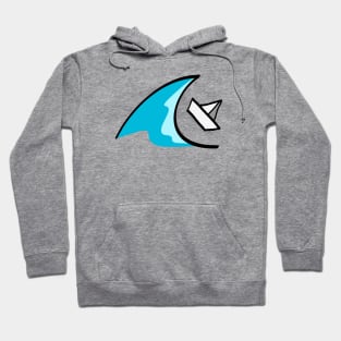 Boat in the waves Hoodie